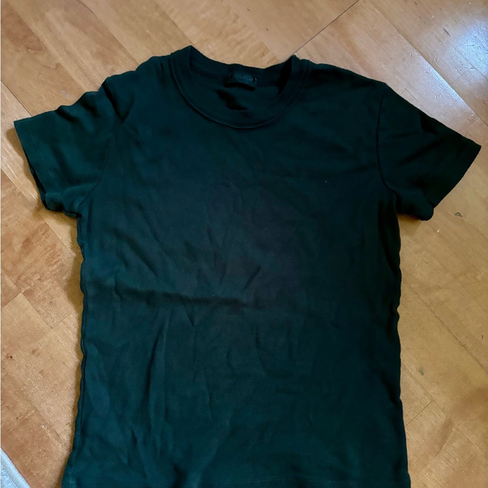 Dark Green brandy Melville T-Shirt